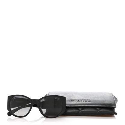 Chanel Oval Sunglasses 5411-A Black 8 of 8