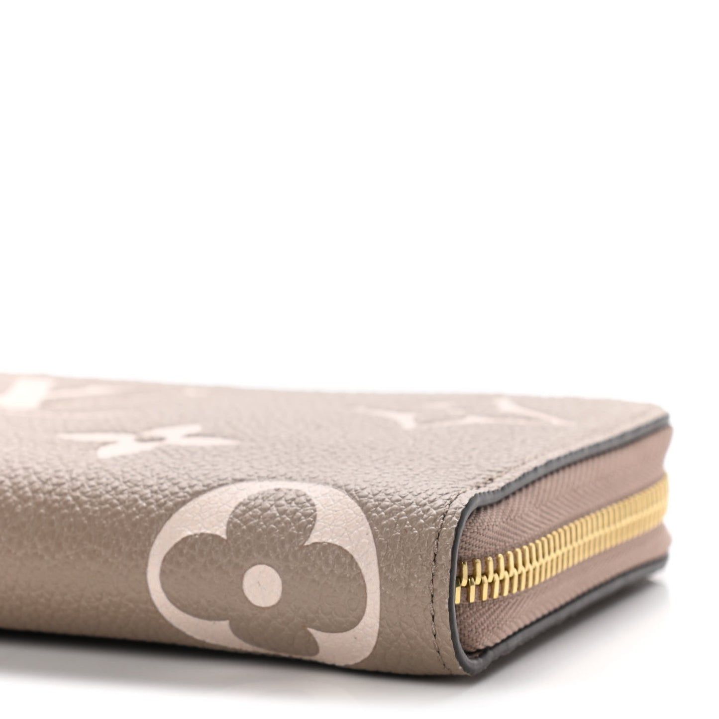 Empreinte Monogram Giant Zippy Wallet Tourterelle Creme