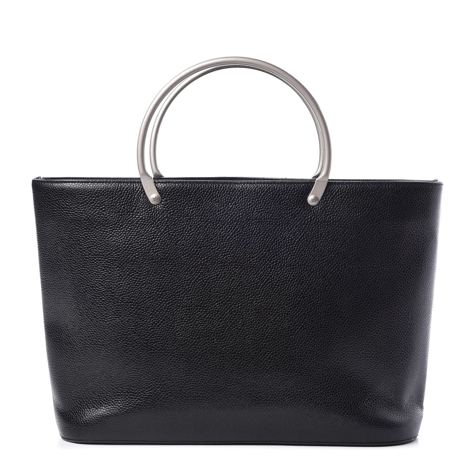 Chanel Caviar Metal Handle Tote Black 1 of 13