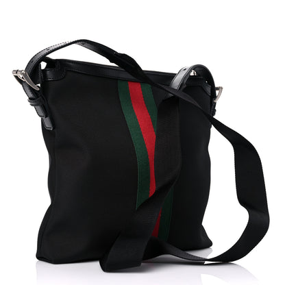 Gucci Techno Canvas Web Messenger Bag Black 3 of 10