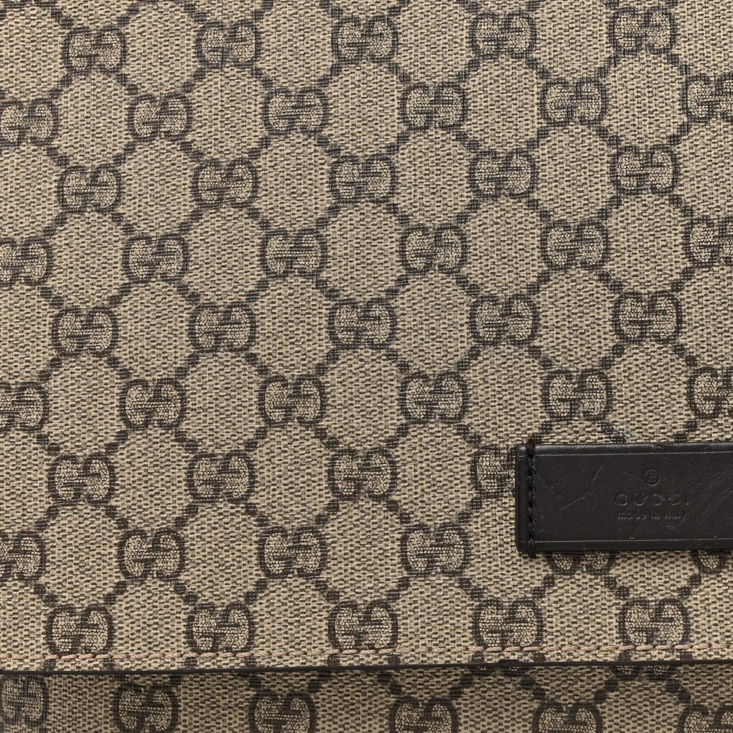 Gucci GG Plus Monogram Messenger Diaper Bag Dark Brown 9 of 20