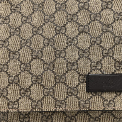 Gucci GG Plus Monogram Messenger Diaper Bag Dark Brown 9 of 20