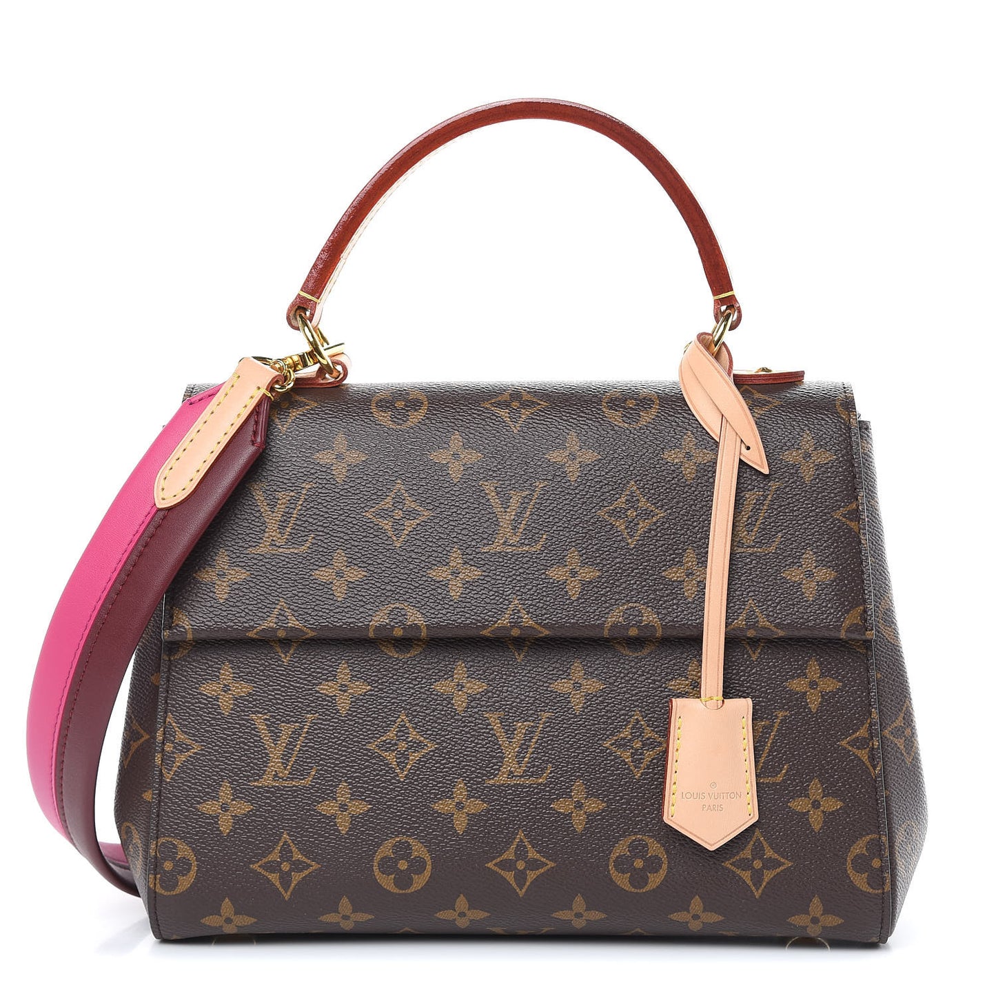 Monogram Cluny BB Bordeaux Fuchsia