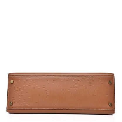 Hermes Courchevel Kelly Sellier 32 Gold 6 of 32