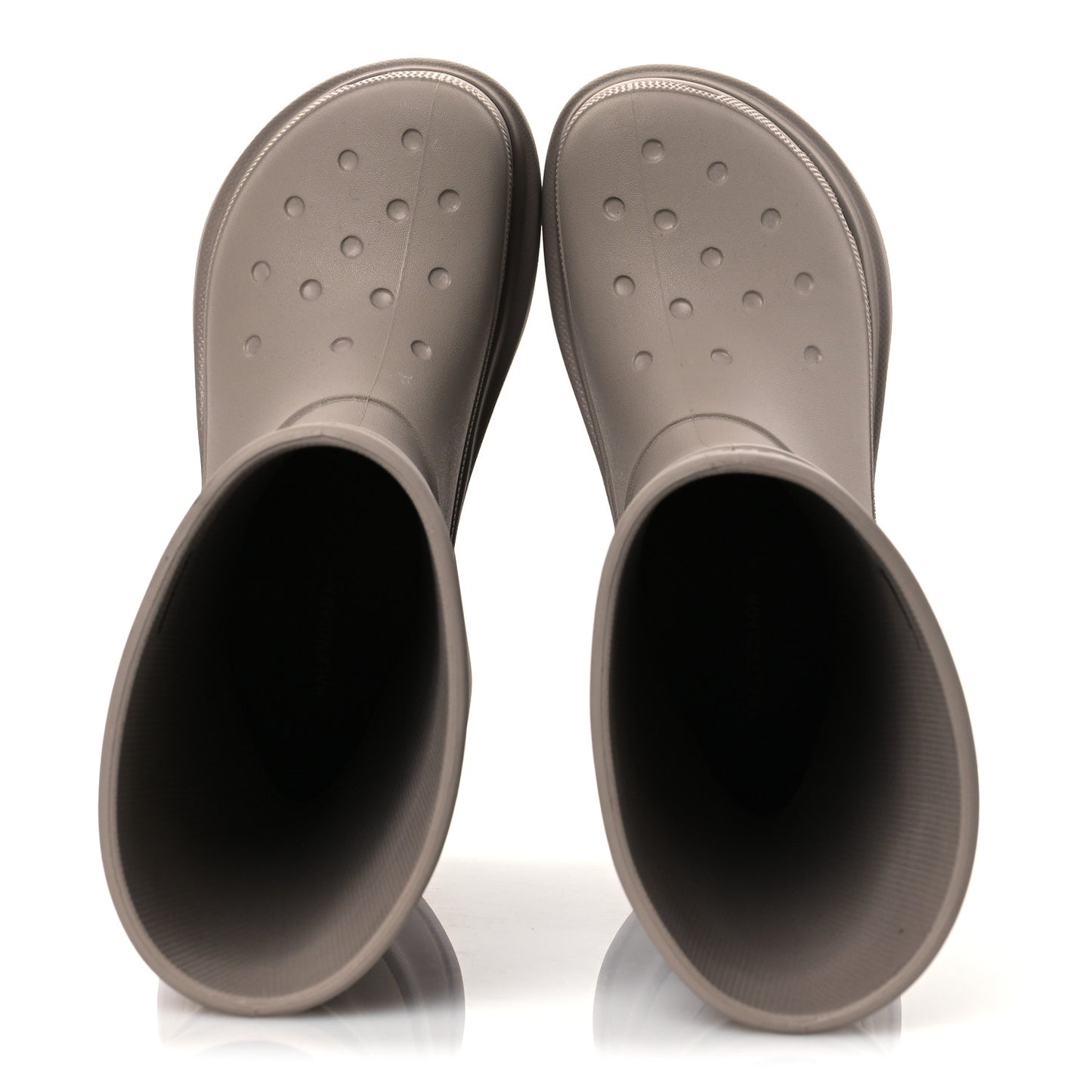 X CROCS Rubber Womens Rain Boots 39 Beige