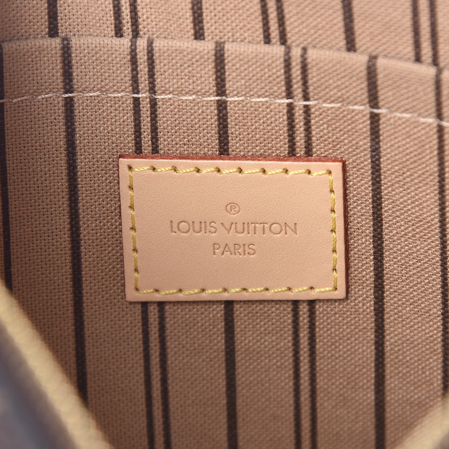 Louis Vuitton Monogram Neverfull MM GM Pochette 6 of 9