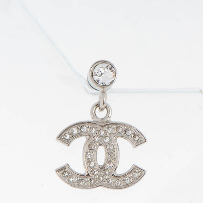Chanel Enamel Crystal CC Phone Charms Black Gold Silver 3 of 6