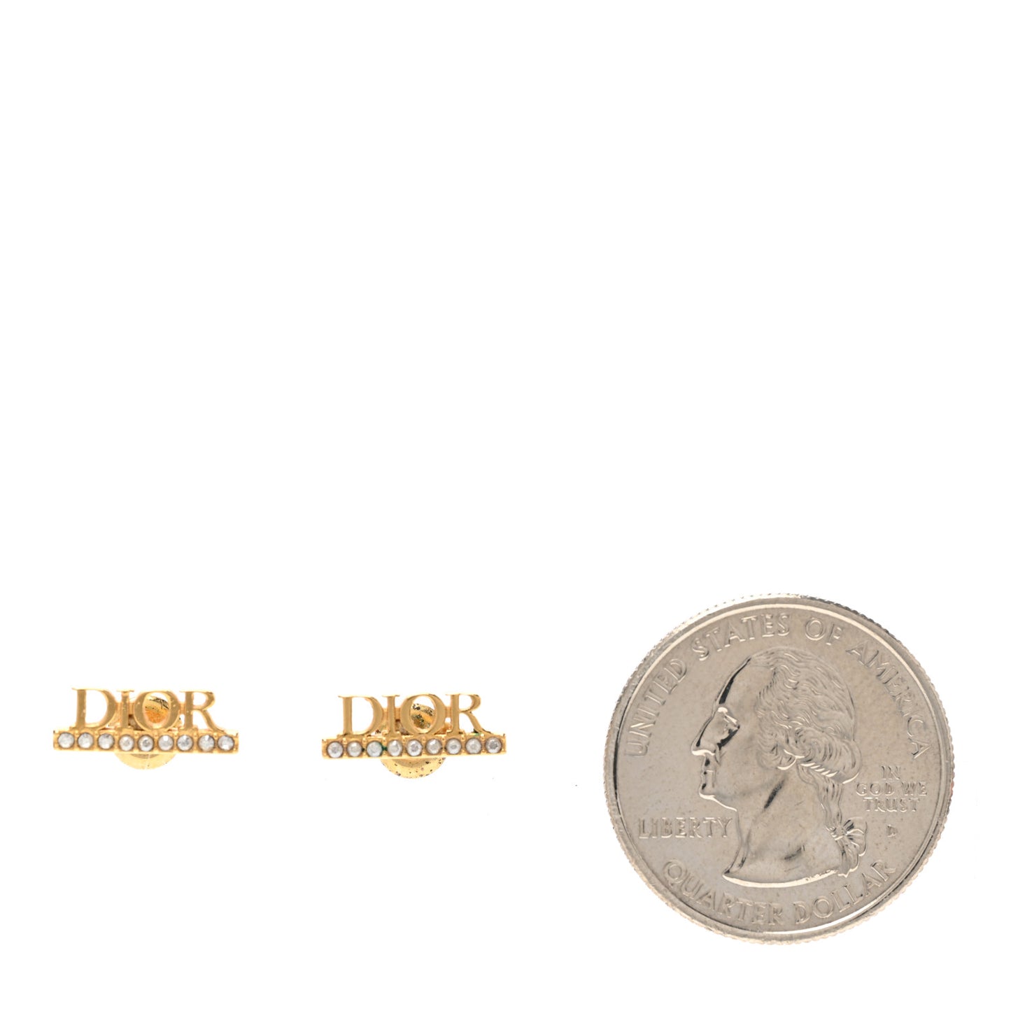Crystal Dio(r)evolution Earrings Gold