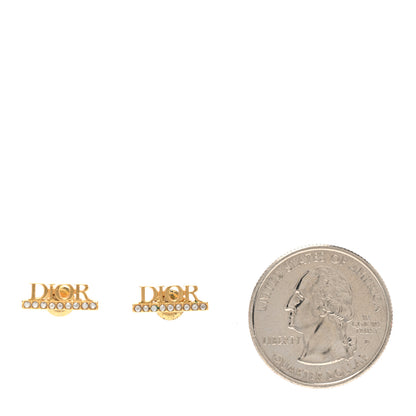 Christian Dior Crystal Dio(r)evolution Earrings Gold 2 of 4