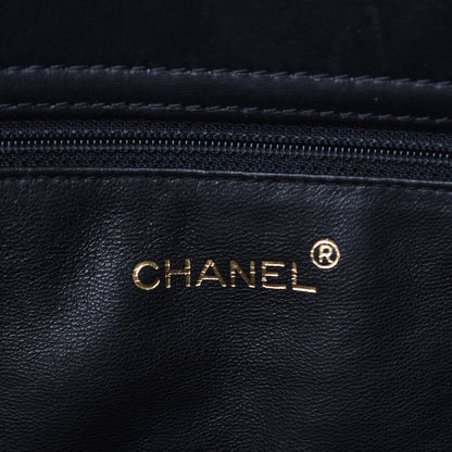 Chanel Lambskin Bekko Chain Large Shoulder Bag Black 6 of 8