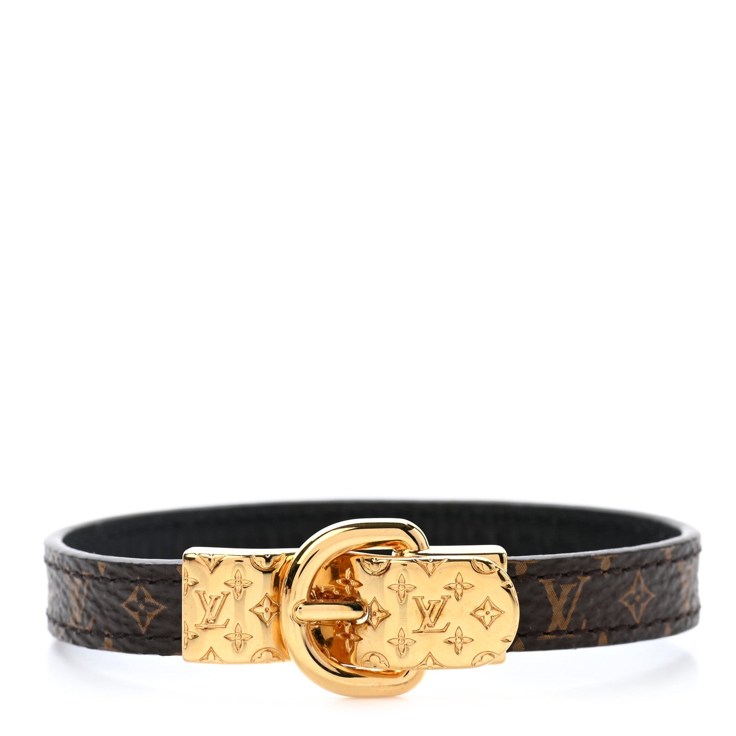 Louis Vuitton Monogram Fasten Your LV Bracelet 17 1 of 8