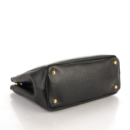 Prada Saffiano Large Galleria Double Zip Tote Black 4 of 8