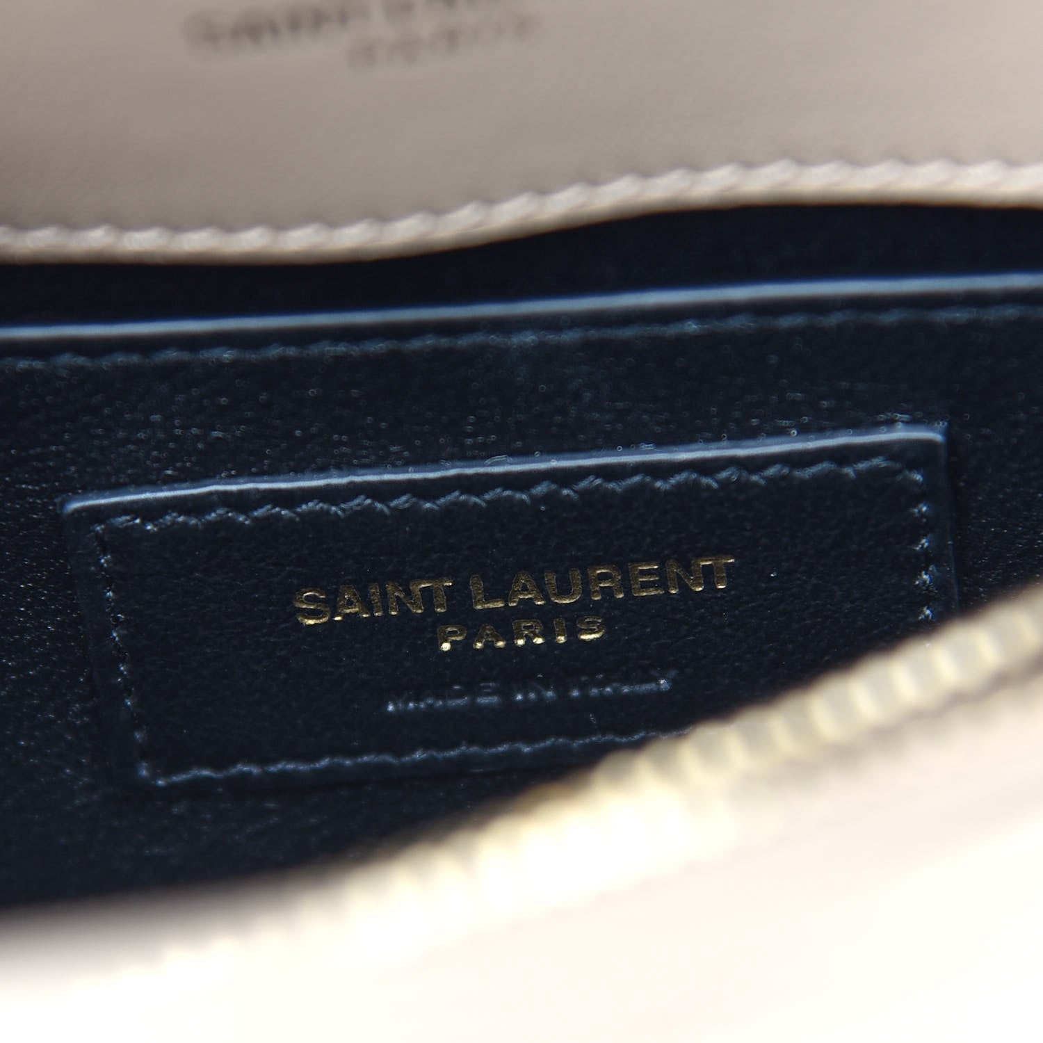 Saint Laurent Calfskin Y Quilted Monogram Small Loulou Chain Satchel Dark Beige 6 of 9