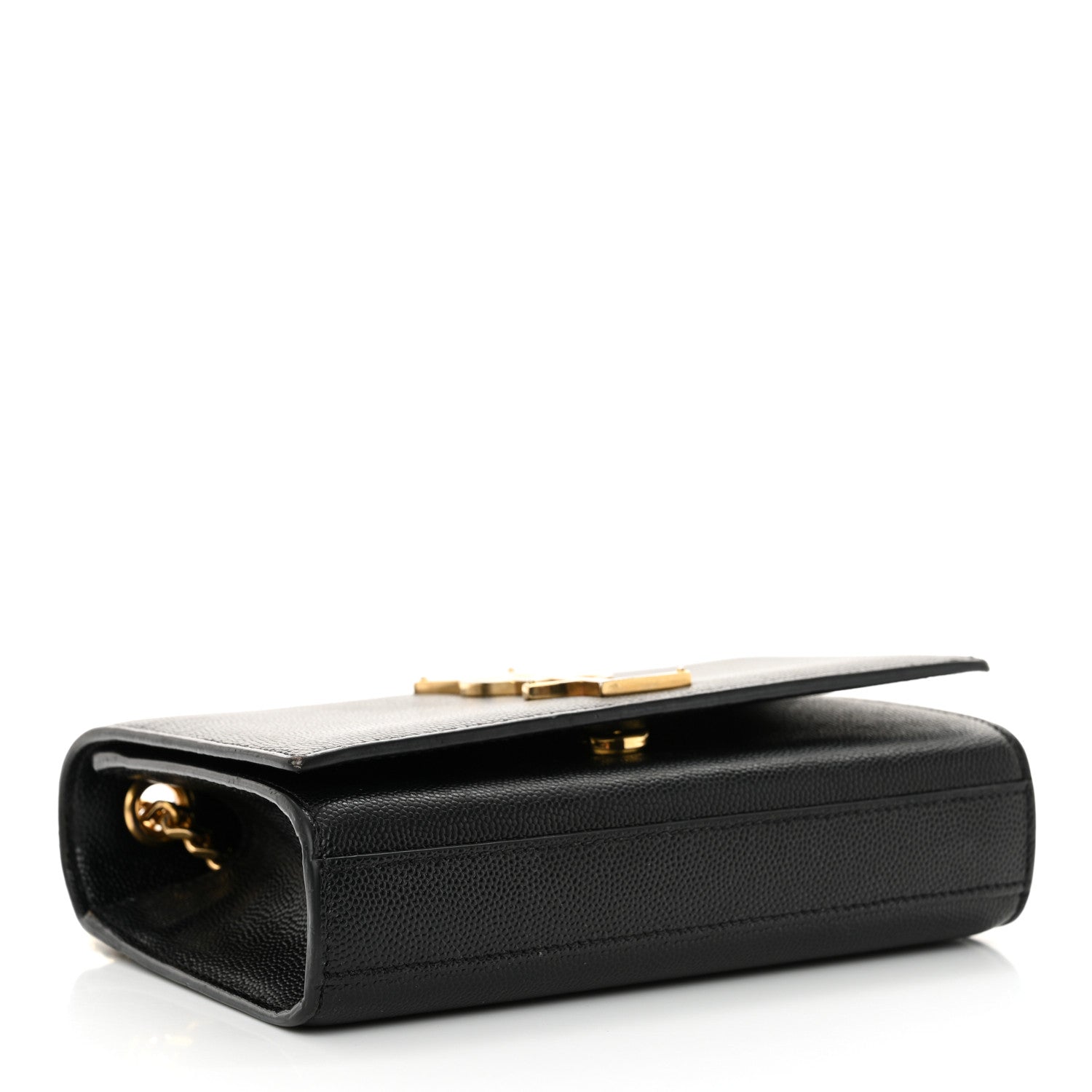 Saint Laurent Grain De Poudre Small Monogram Kate Satchel Black 4 of 16