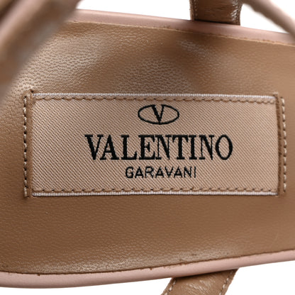 Valentino Garavani Calfskin Nappa Rockstud Ankle Strap 65mm Pumps 38 Rose Quartz 6 of 9