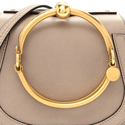 Chloe Calfskin Suede Small Nile Bracelet Bag Motty Grey 8 of 10