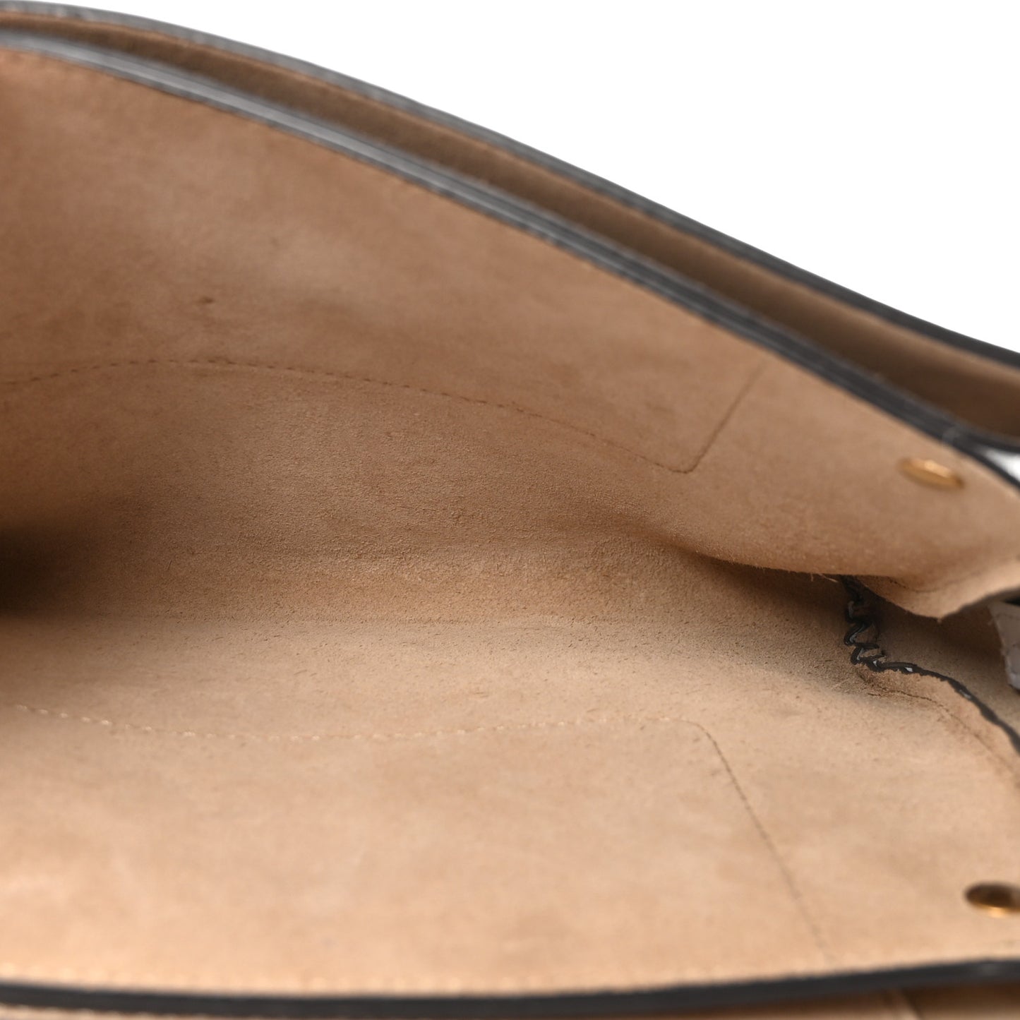 Suede Calfskin Small Faye Shoulder Bag Airy Grey