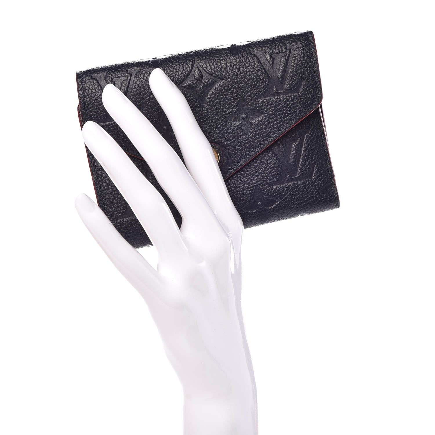 Louis Vuitton Empreinte Victorine Wallet Marine Rouge 2 of 8