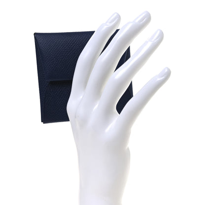 Hermes Epsom Bastia Coin Purse Bleu Nuit 2 of 8