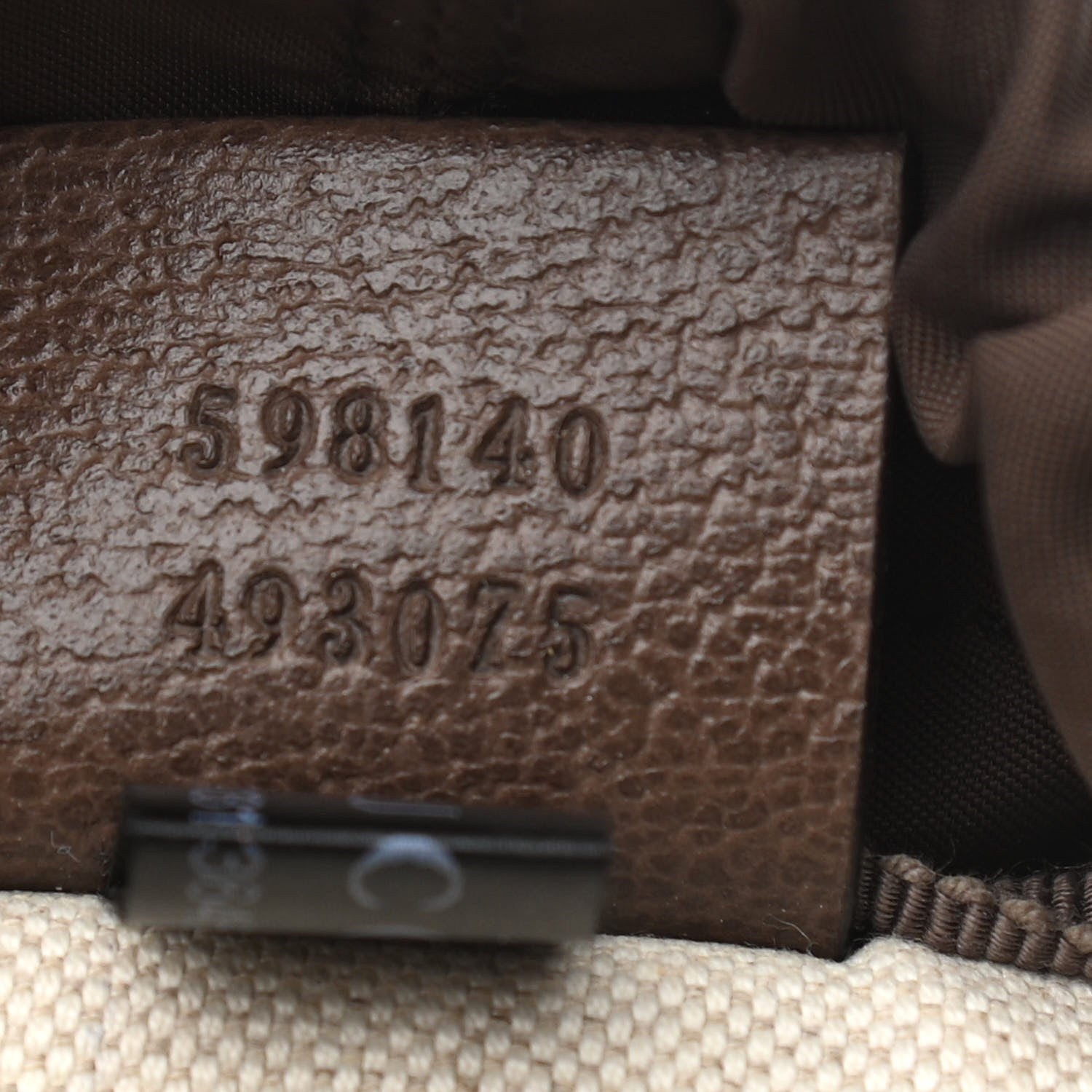 Gucci GG Supreme Monogram Medium Ophidia Double Buckle Backpack Brown 7 of 12