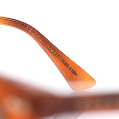 Gucci Acetate Square Frame Sunglasses GG0196SK Tortoise 6 of 9