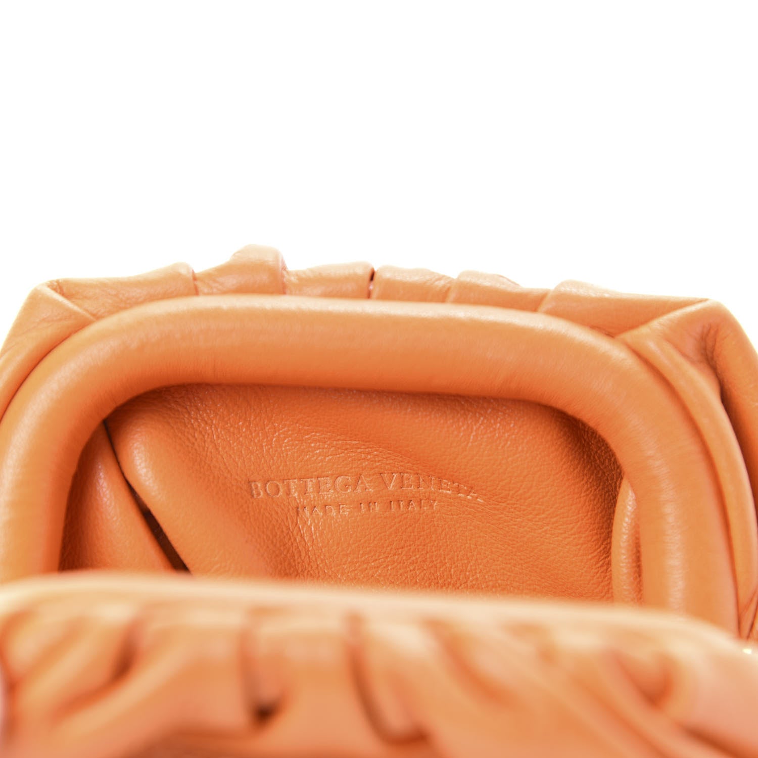 Bottega Veneta Butter Calfskin Coin Purse Light Orange 6 of 8