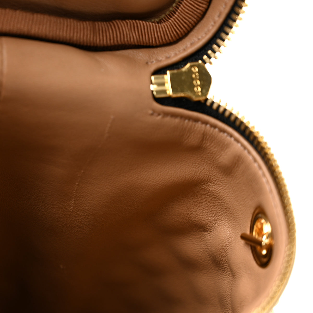 Calfskin Trapuntata Zumi Belt Bag Black