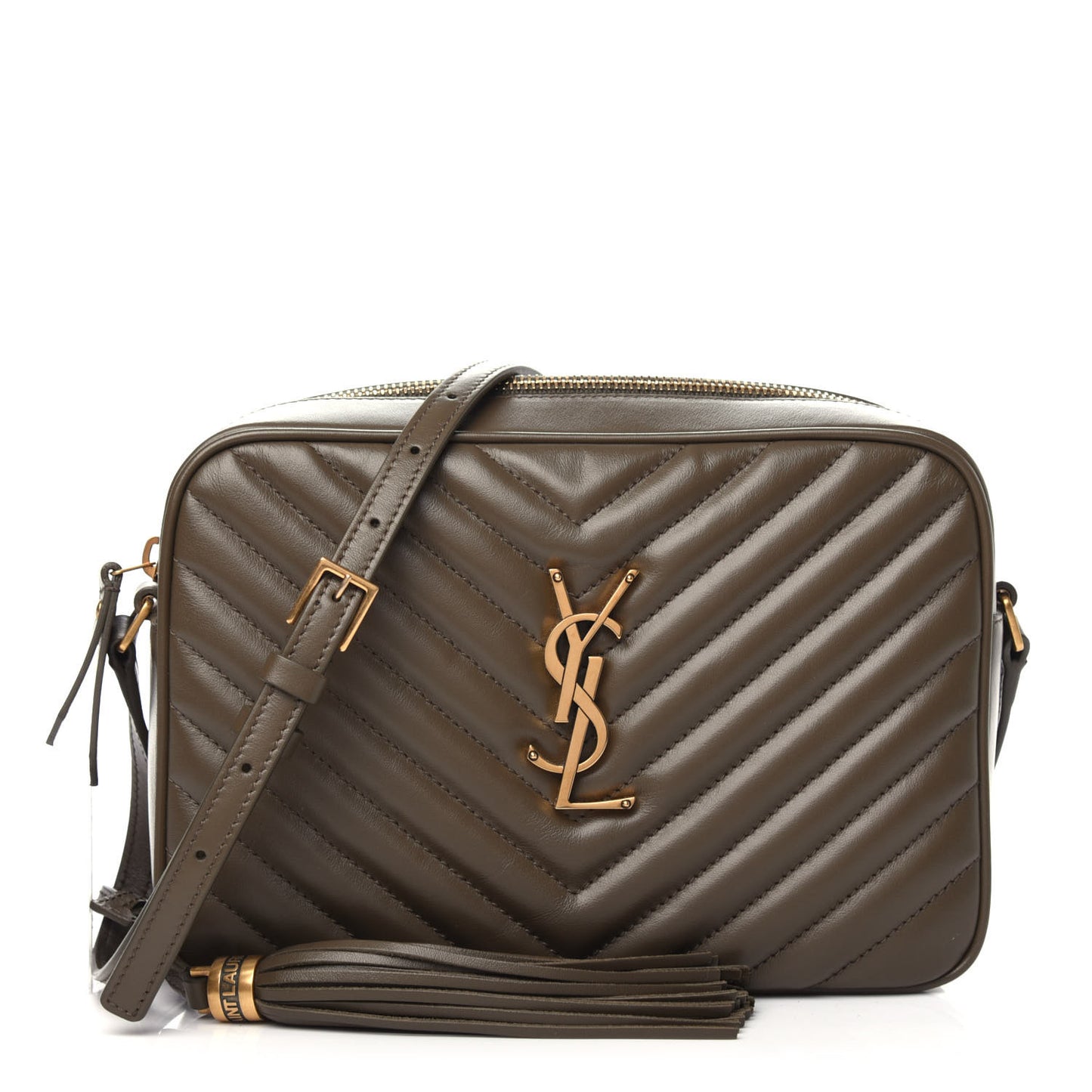 Calfskin Matelasse Monogram Lou Camera Bag Seaweed