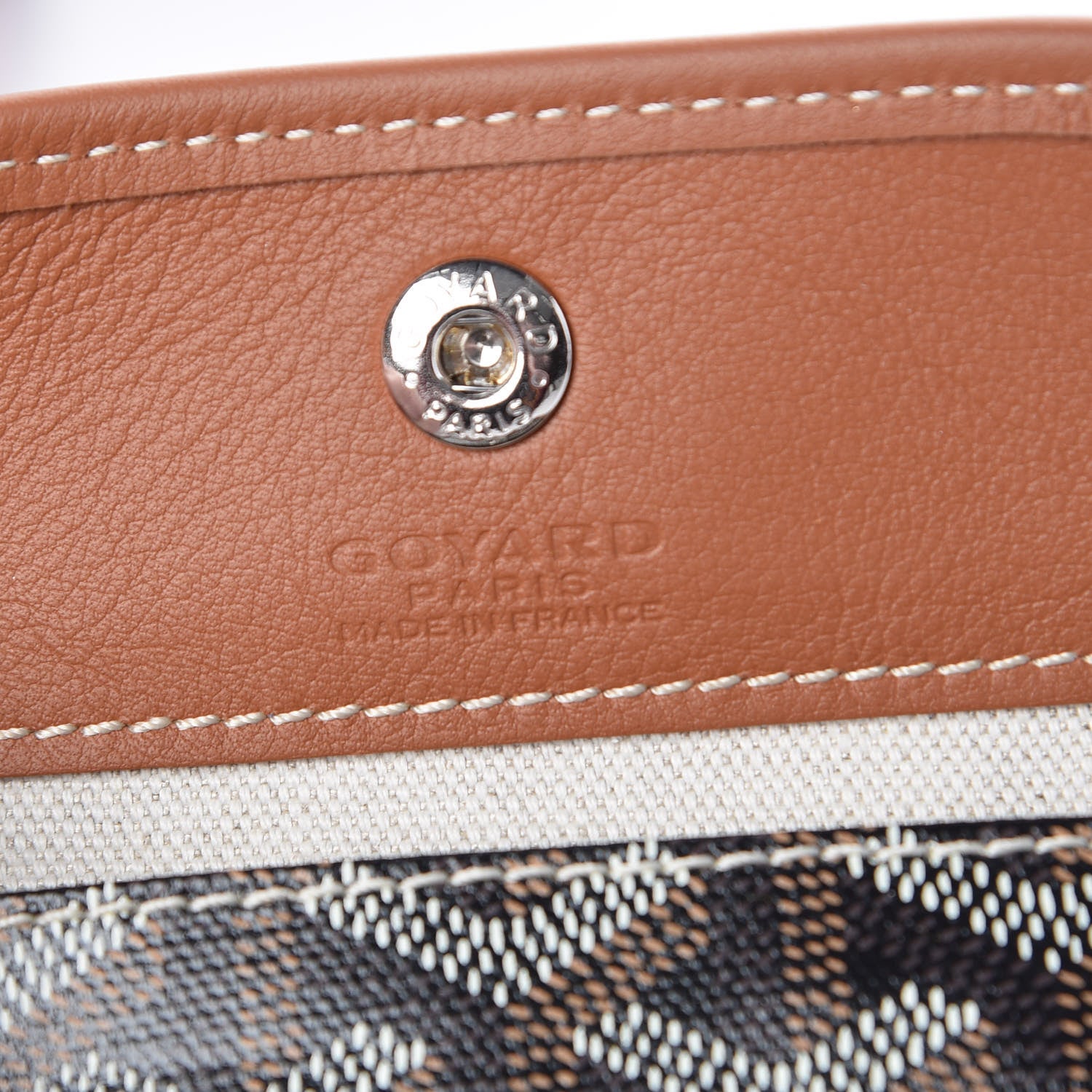 Goyard Goyardine Reversible Mini Anjou Black Gold 12 of 19
