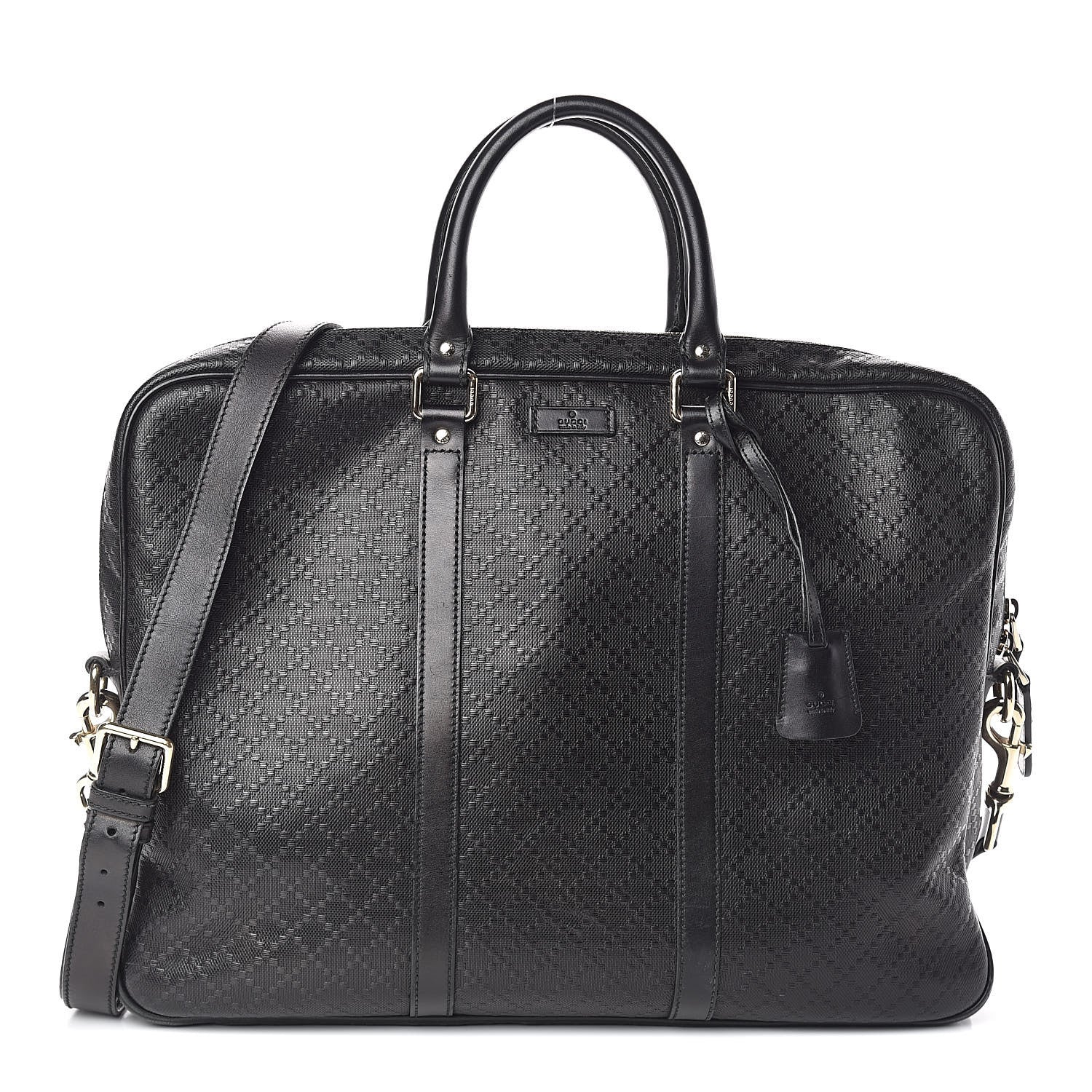Gucci Diamante Signature Briefcase Black 1 of 9