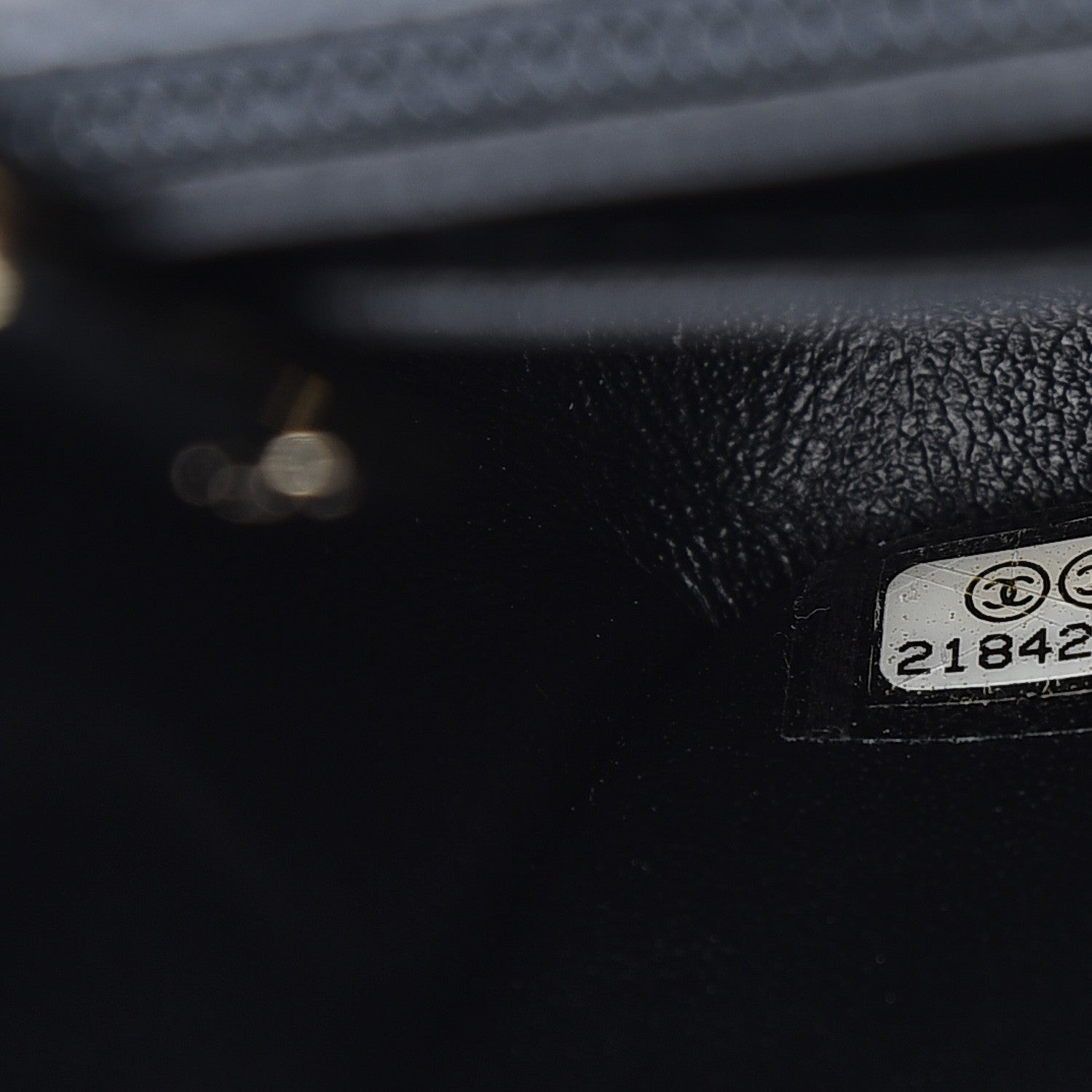 Chanel Lambskin Quilted Mini Square Flap Black 7 of 9