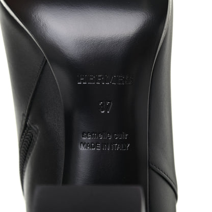 Hermes Calfskin Saint Germain Ankle Boots 37 Black 7 of 8