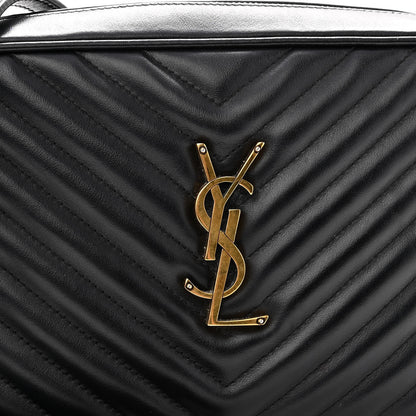Saint Laurent Calfskin Matelasse Monogram Lou Camera Bag Black 7 of 9