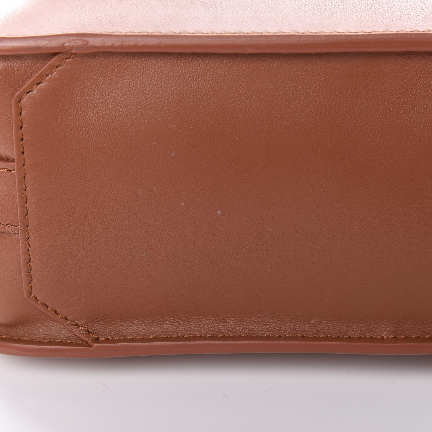 Smooth Calfskin Mini PS11 Classic Shoulder Bag Caramel