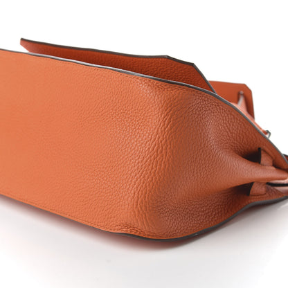 Hermes Taurillon Clemence Jypsiere 31 Orange 7 of 10