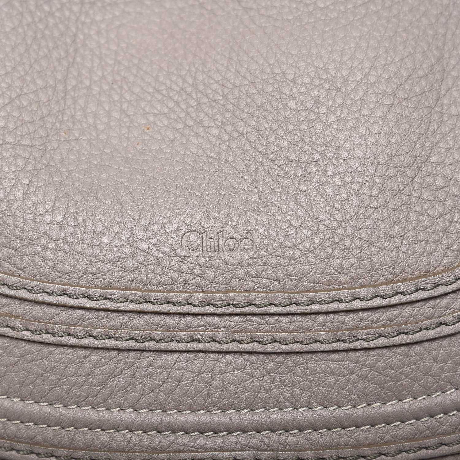 Chloe Calfskin Medium Marcie Satchel Cashmere Grey 9 of 14