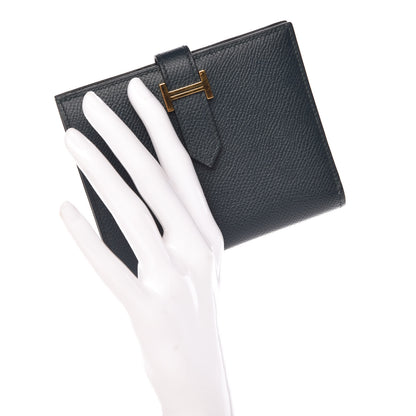 Hermes Epsom Bearn Compact Wallet Vert Cypress 2 of 8
