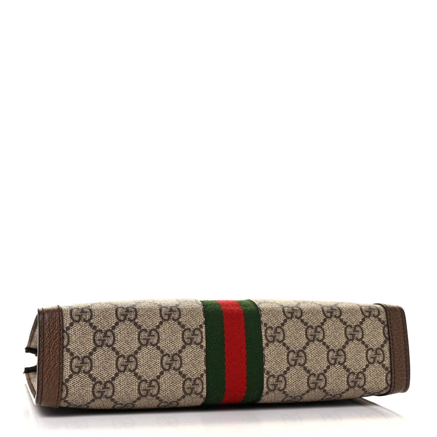 Gucci GG Supreme Monogram Web Ophidia Pouch Brown 4 of 10