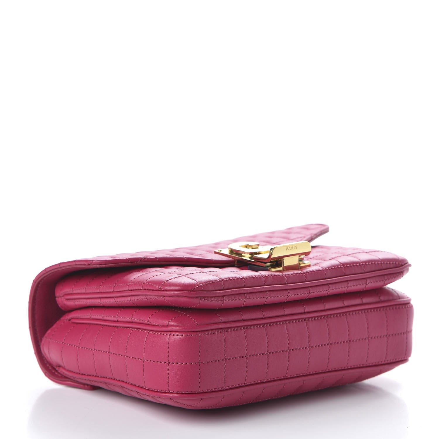 Celine Calfskin Quilted Small C Bag Pink 4 of 9