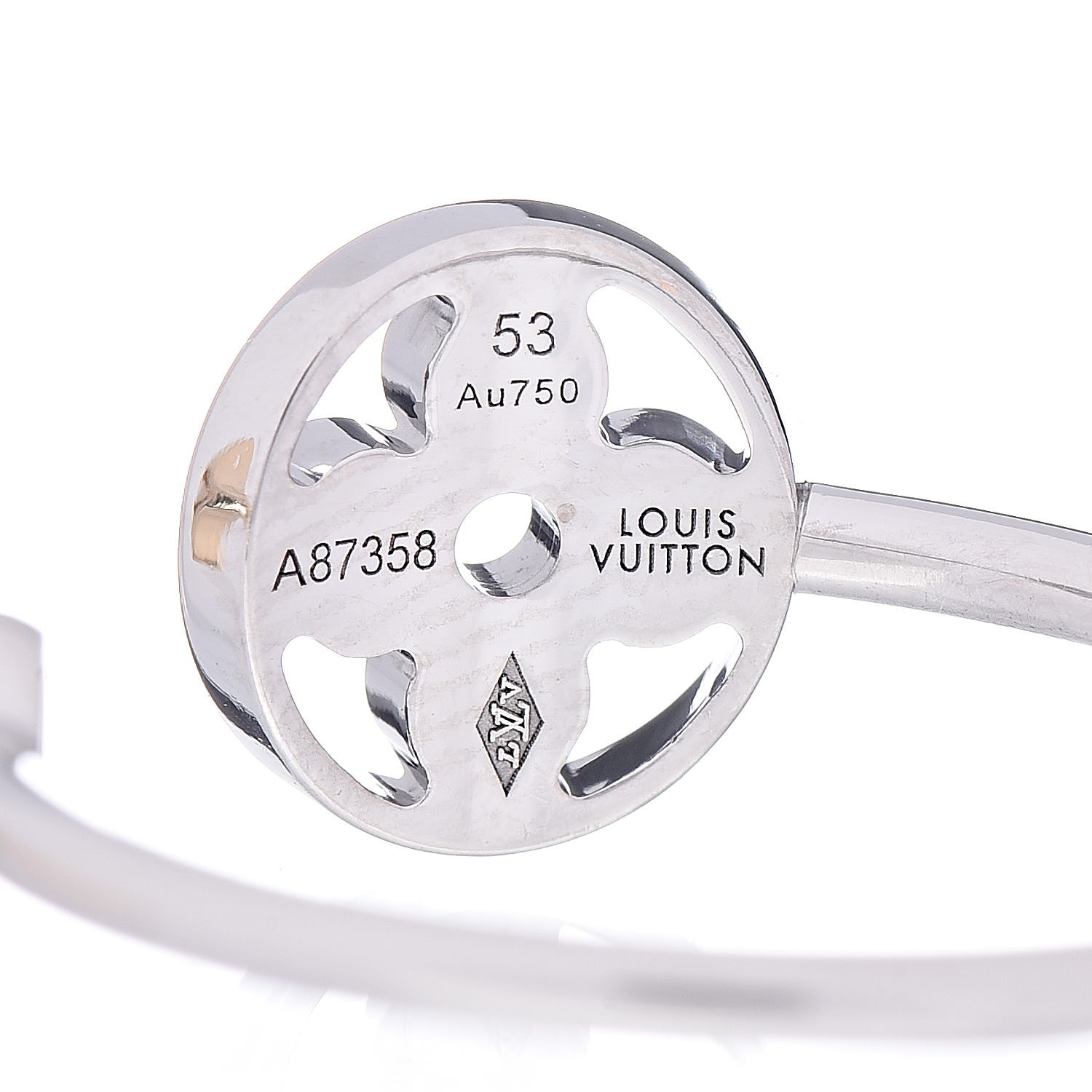 Louis Vuitton 18K Yellow Pink White Gold Diamond Idylle Blossom Ring 3 Set 53 6.25 4 of 7