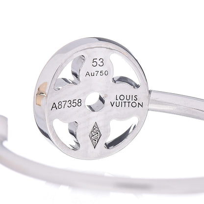 Louis Vuitton 18K Yellow Pink White Gold Diamond Idylle Blossom Ring 3 Set 53 6.25 4 of 7