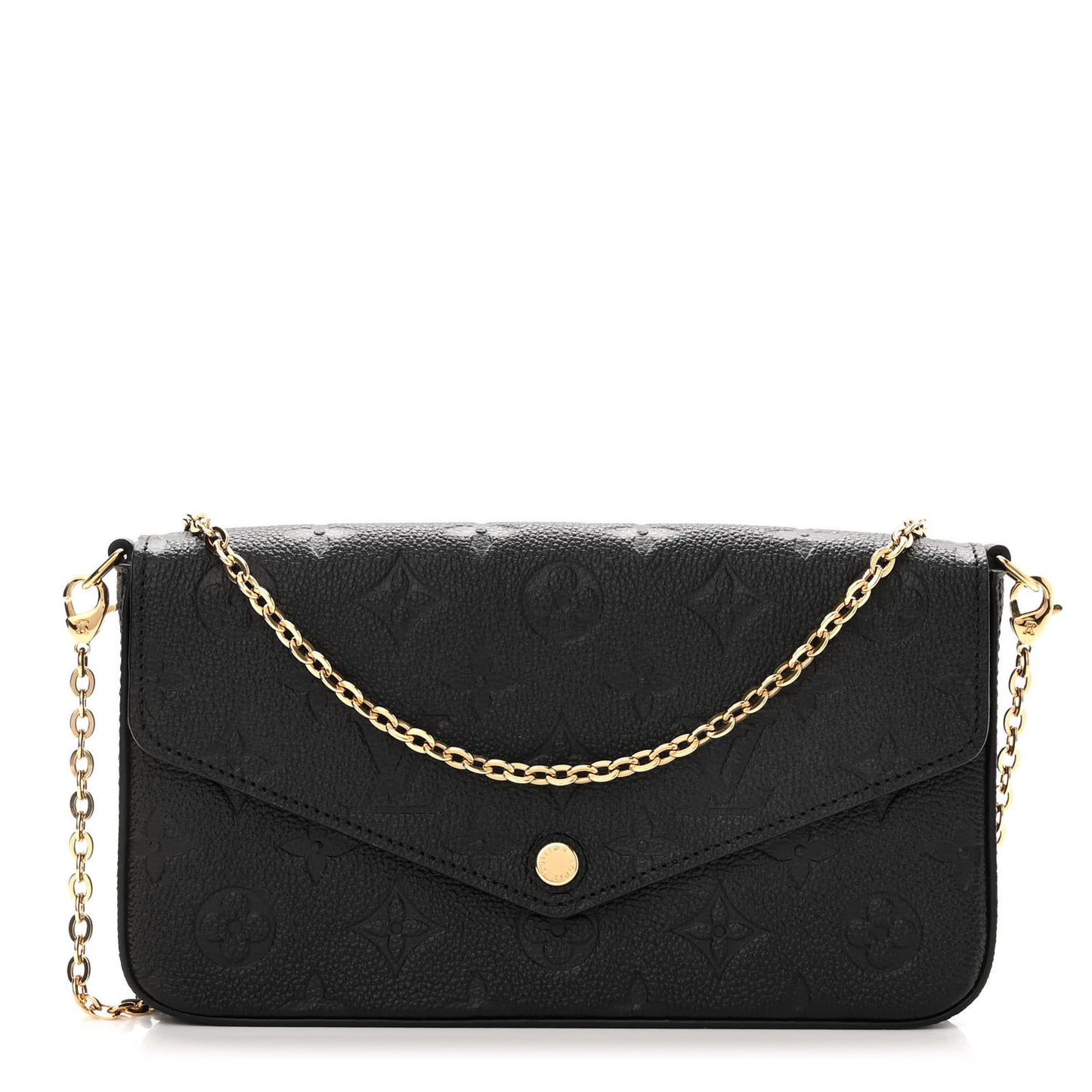 Empreinte Pochette Felicie Chain Wallet Black