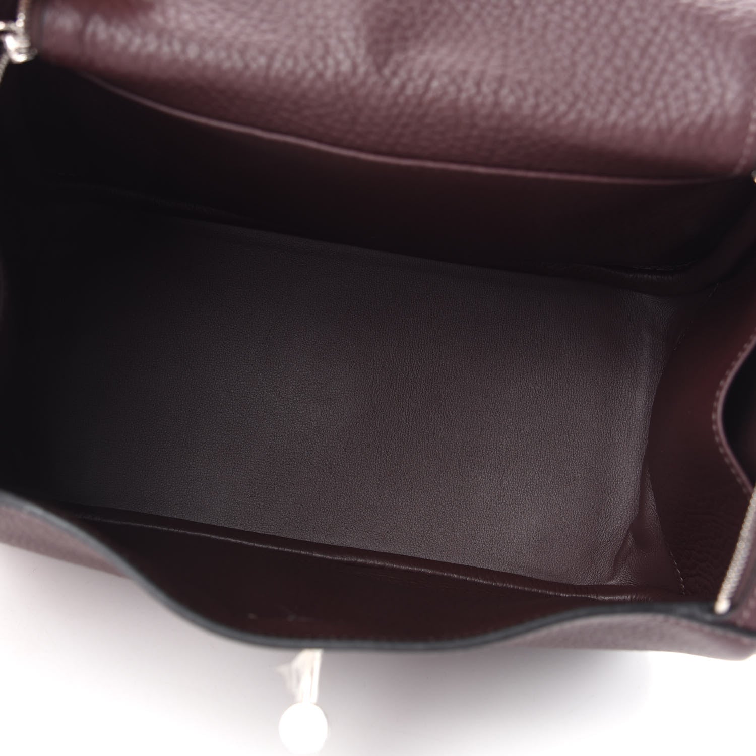 Hermes Taurillon Clemence Lindy 26 Rouge Sellier 5 of 10