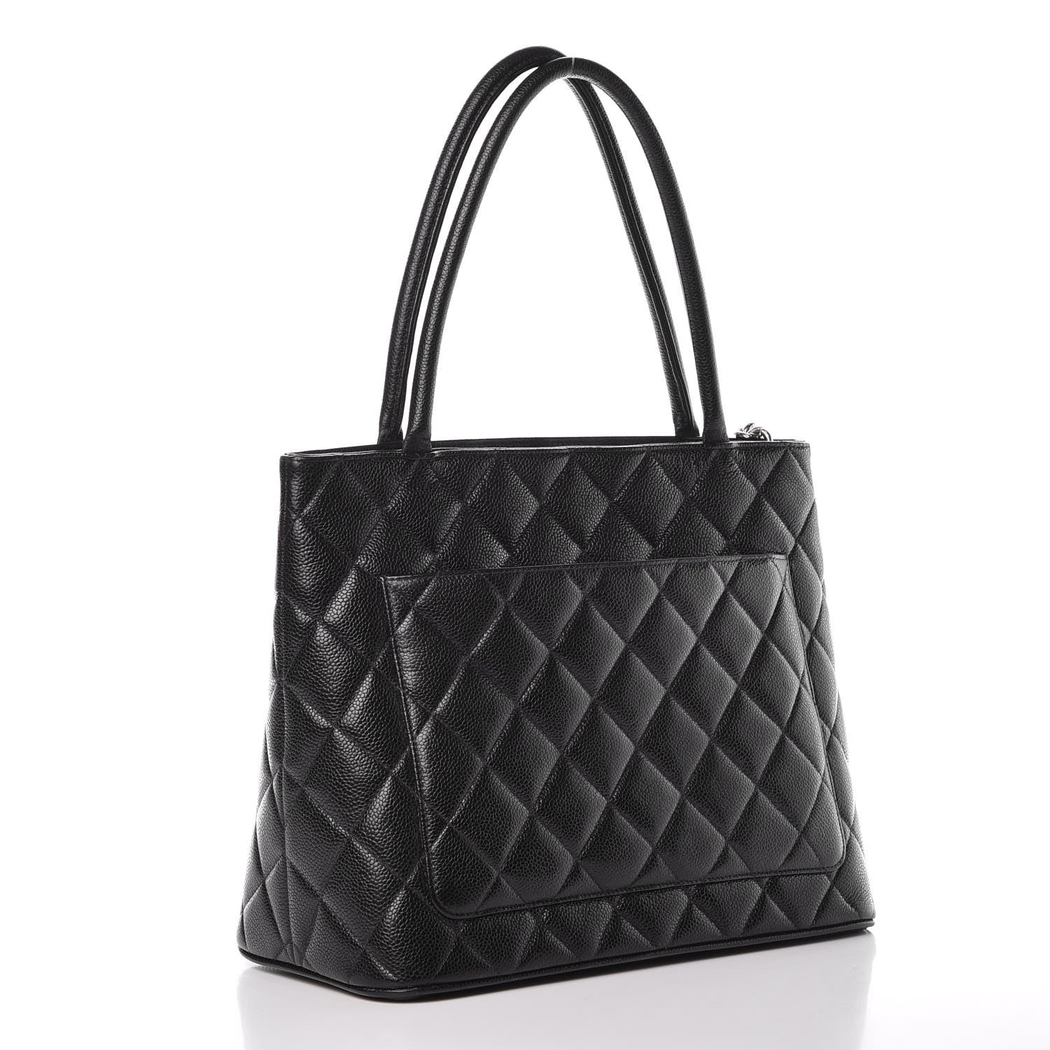 Chanel Caviar Quilted Medallion Tote Black 3 of 15