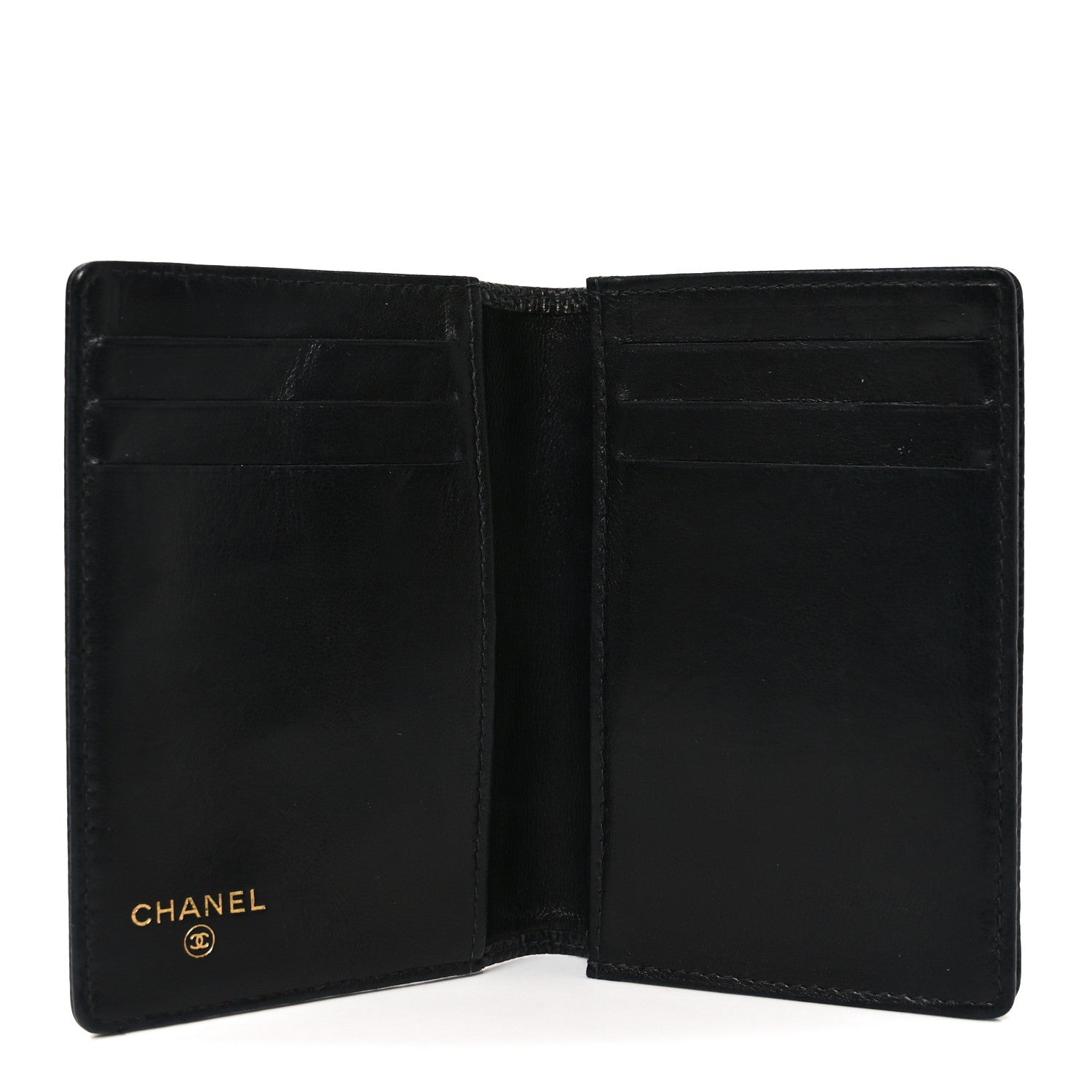 Chanel Caviar Timeless CC Card Holder Wallet Black 5 of 8