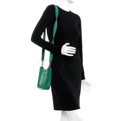 Hermes Taurillon Clemence Evelyne TPM Vert Vertigo 2 of 9