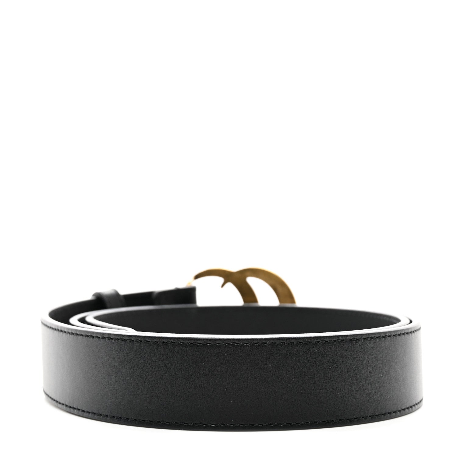 Gucci Calfskin Double G 30mm Belt 90 36 Black 2 of 6