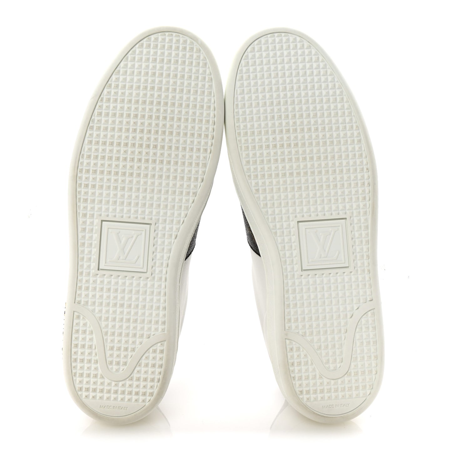 Monogram Stud Front Row Sneaker 37 White