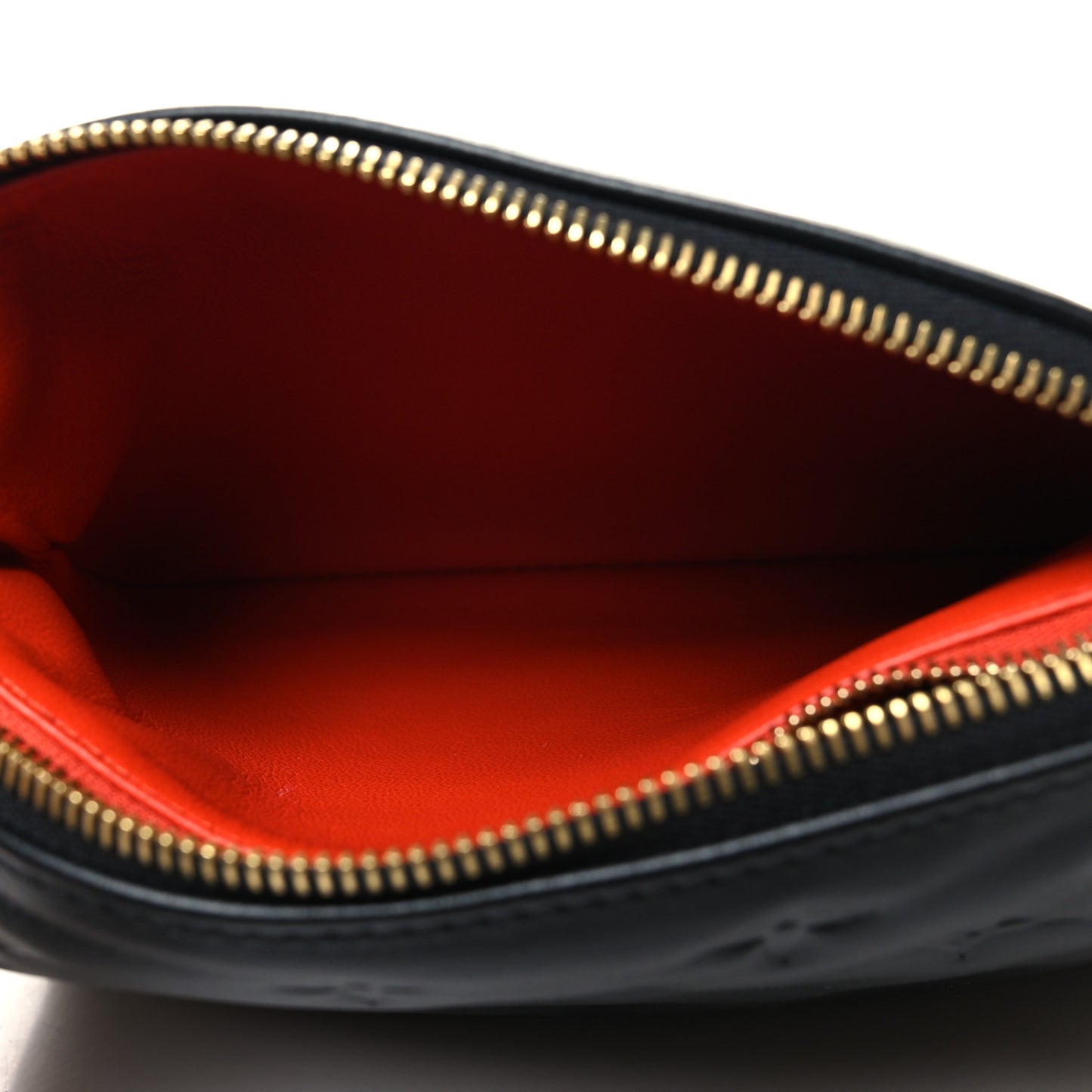Lambskin Embossed Monogram Coussin BB Black