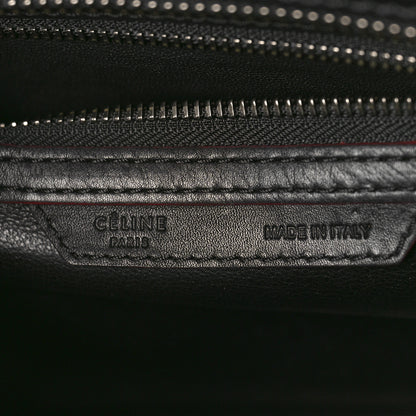 Celine Smooth Calfskin Micro Luggage Black 6 of 8